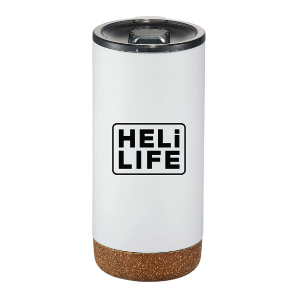 heli life mug, flying mug, aviation insulated mug, helicopter coffee mug