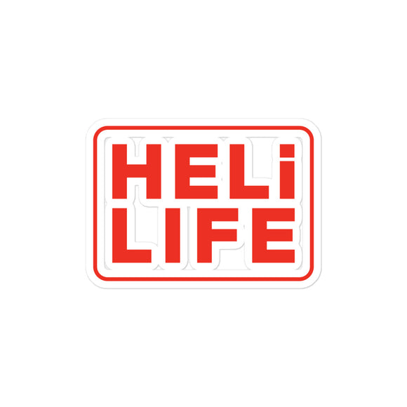 Vinyl Decal Sticker - heli life sticker - HELI LIFE