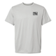 performance workout t-shirt in grey. Elevated workout shirt for pilots. 